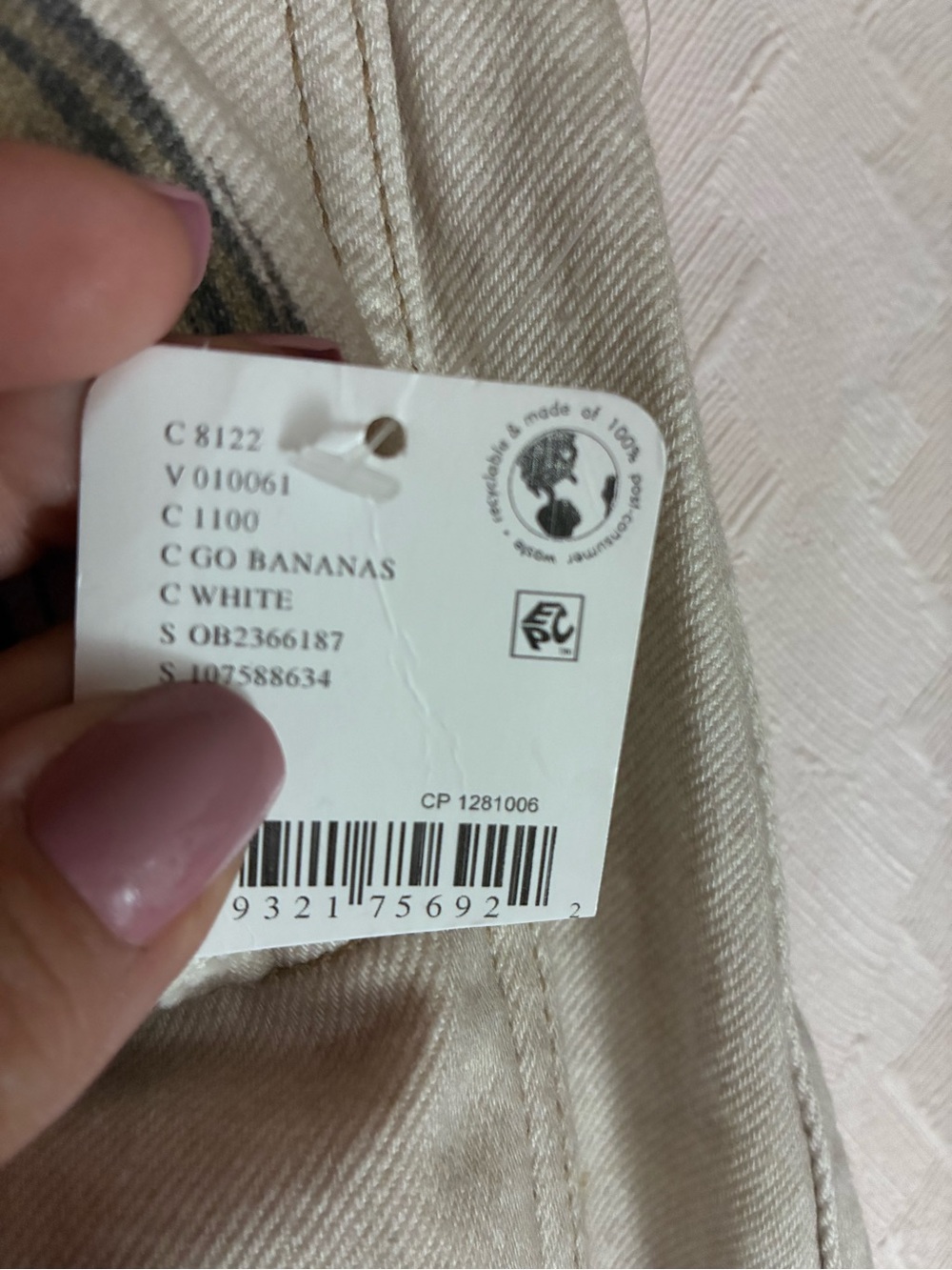 Free People We the Free Good Luck Printed Barrel Jeans - Picture 12 of 13